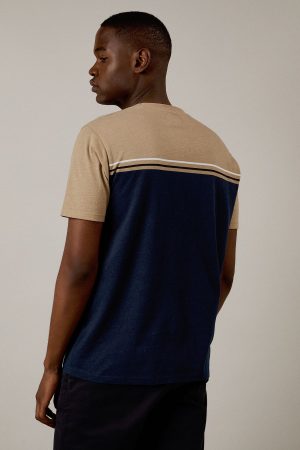 Navy Colourblock T-shirt