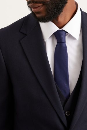 Slim Navy Tie