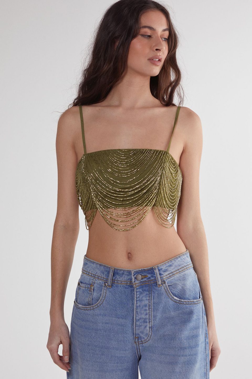 Loop Tassel Bralet