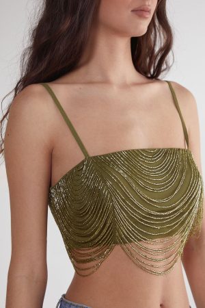 Loop Tassel Bralet