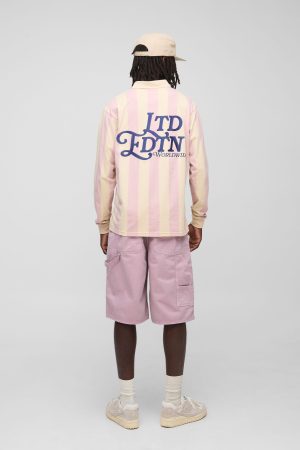 Relaxed Long Length Overdye Carpenter Shorts