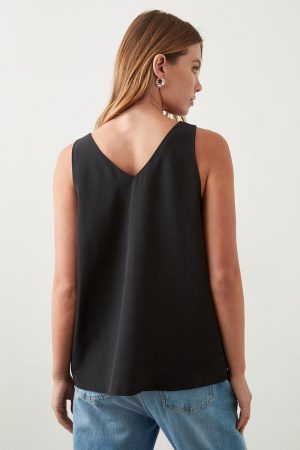 Built Up V Neck Cami Top