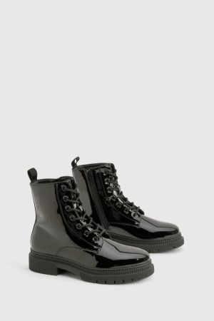 Basic Lace Up Hiker Boots