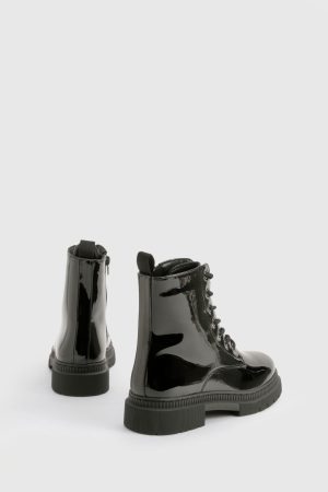 Basic Lace Up Hiker Boots