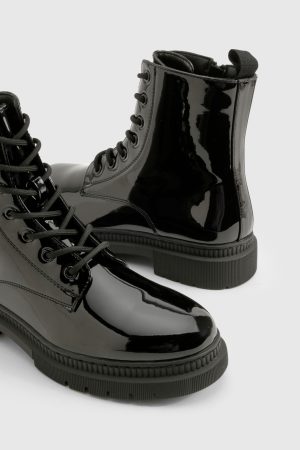 Basic Lace Up Hiker Boots