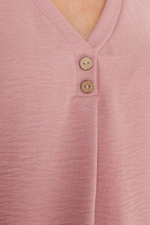 Blush Grown On Sleeve T-shirt