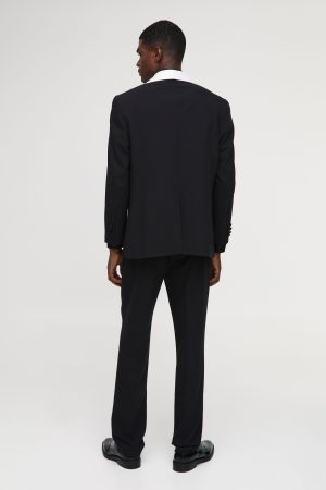 Straight Fit Shawl Collar Blazer