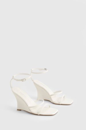 Triple Strap Wedges