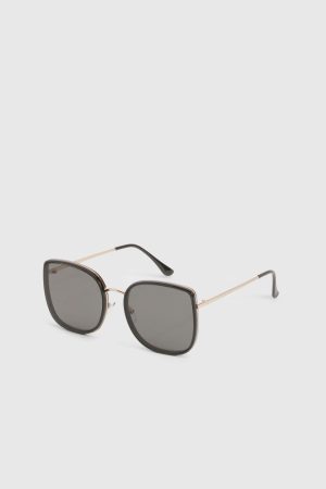 Metal Frame Square Sunglasses