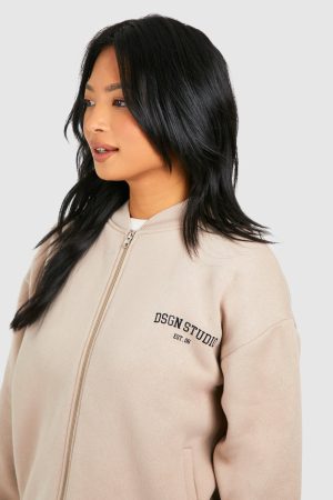 Petite DSGN Bomber Short Tracksuit