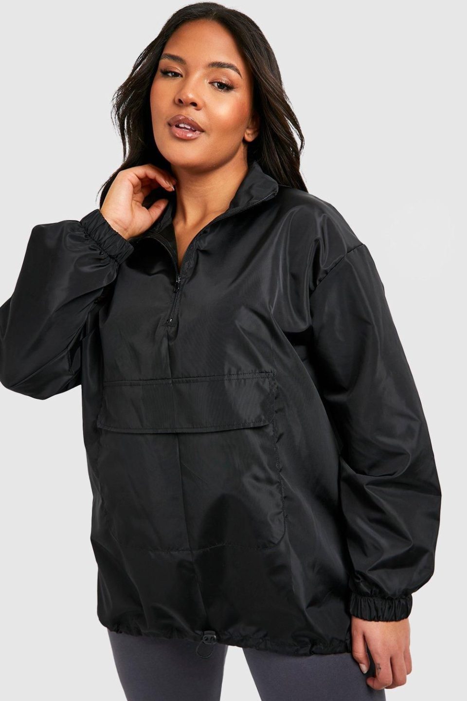 Plus Half Zip Shell Jacket