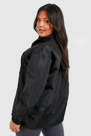Plus Half Zip Shell Jacket