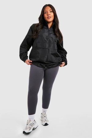 Plus Half Zip Shell Jacket