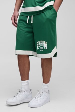 Tall Varsity Mesh Basket Ball Loose Fit Shorts