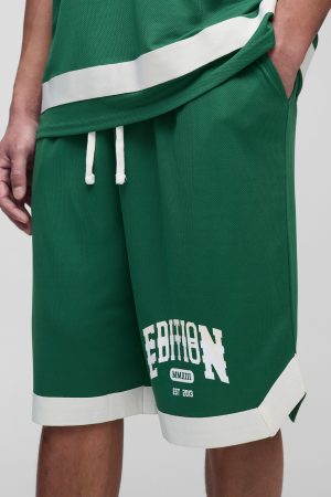 Tall Varsity Mesh Basket Ball Loose Fit Shorts