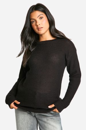 Maternity Crew Neck Jumper