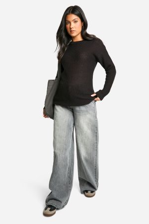 Maternity Crew Neck Jumper
