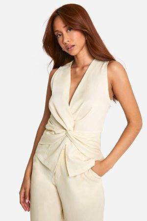 Twist Front Longline Top