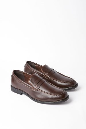Dark Brown Smart Loafers