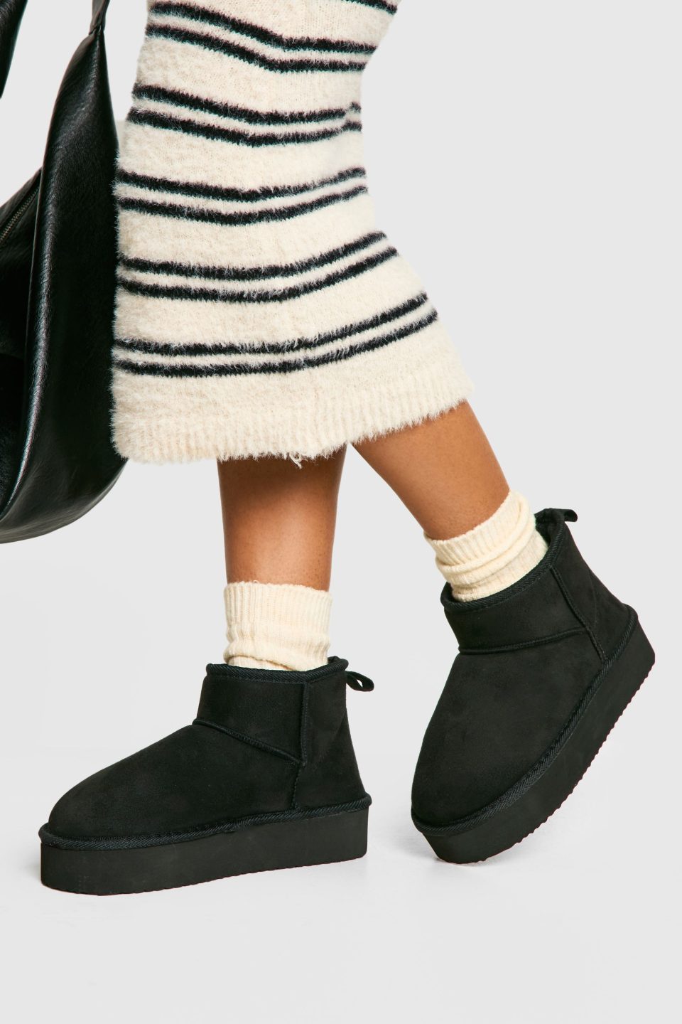 Platform Cosy Ankle Boots