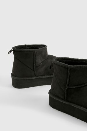 Platform Cosy Ankle Boots