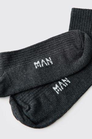 Man Woven Tab Socks