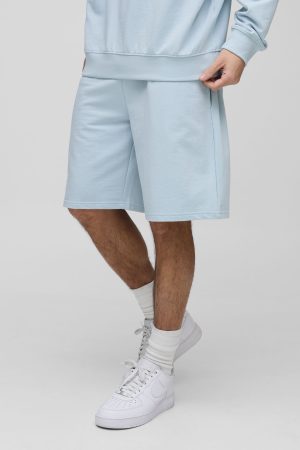 260GSM Loopback Basic Oversized Mid Length Short