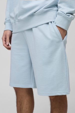 260GSM Loopback Basic Oversized Mid Length Short