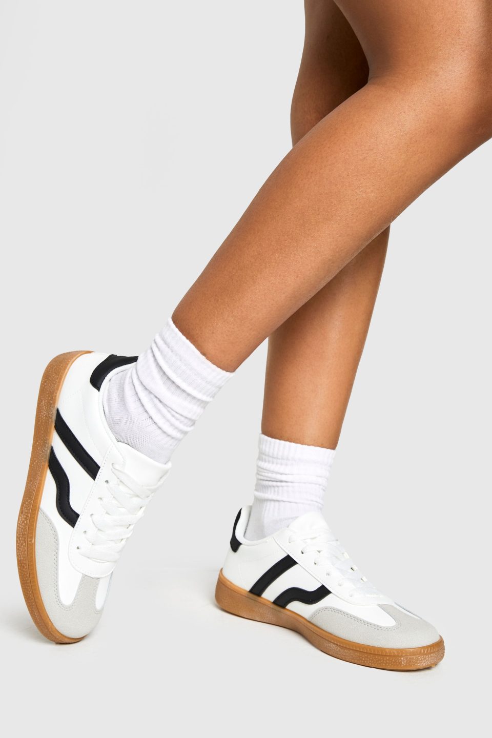 Gum Sole Striped Trainers