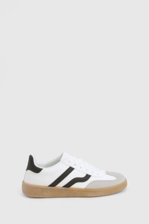 Gum Sole Striped Trainers