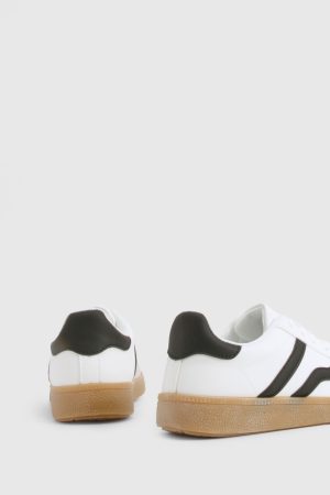 Gum Sole Striped Trainers