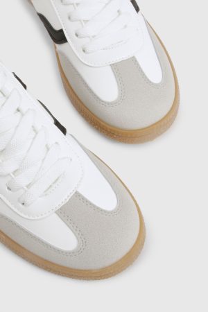 Gum Sole Striped Trainers