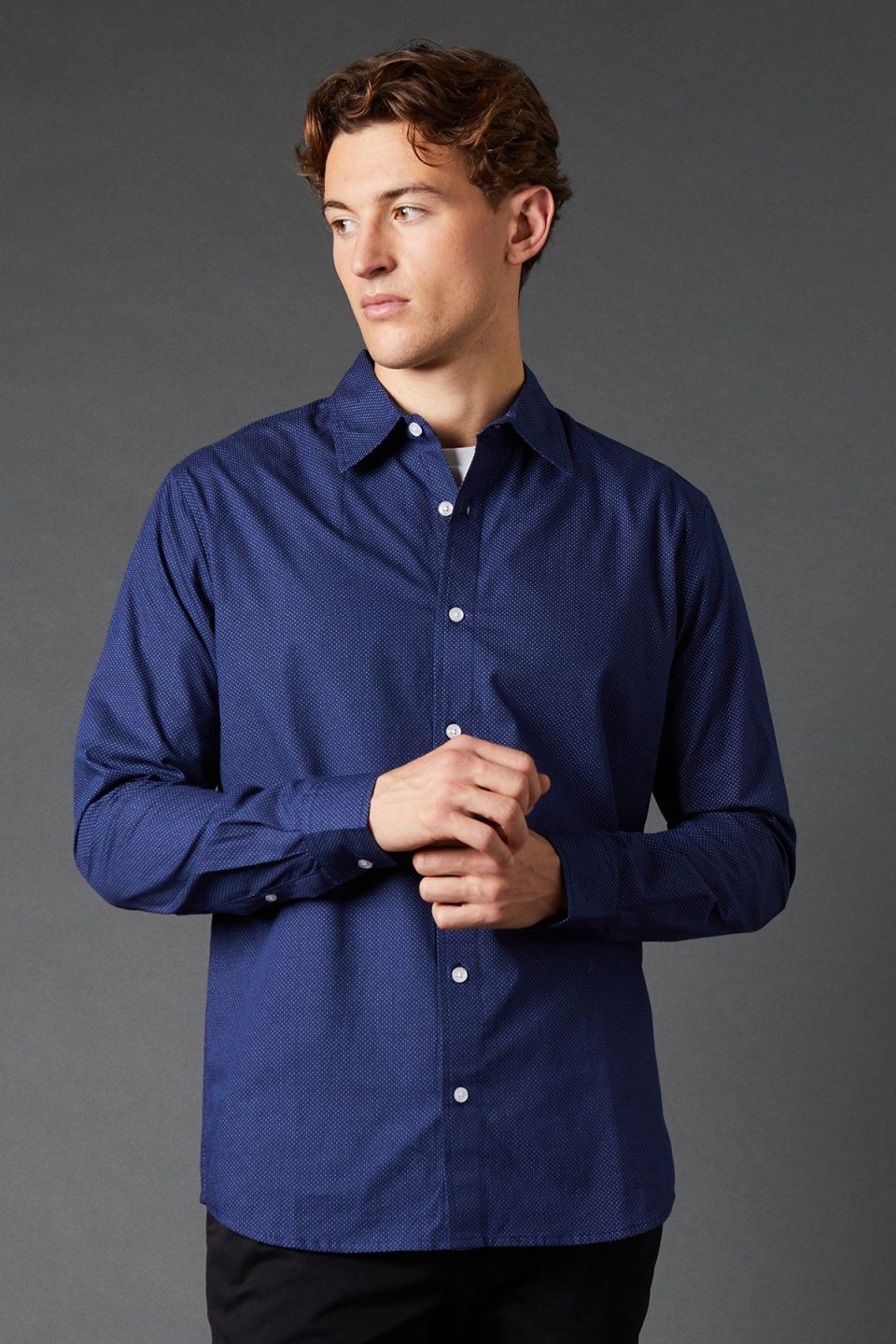 Polka Dot Long Sleeve Shirt