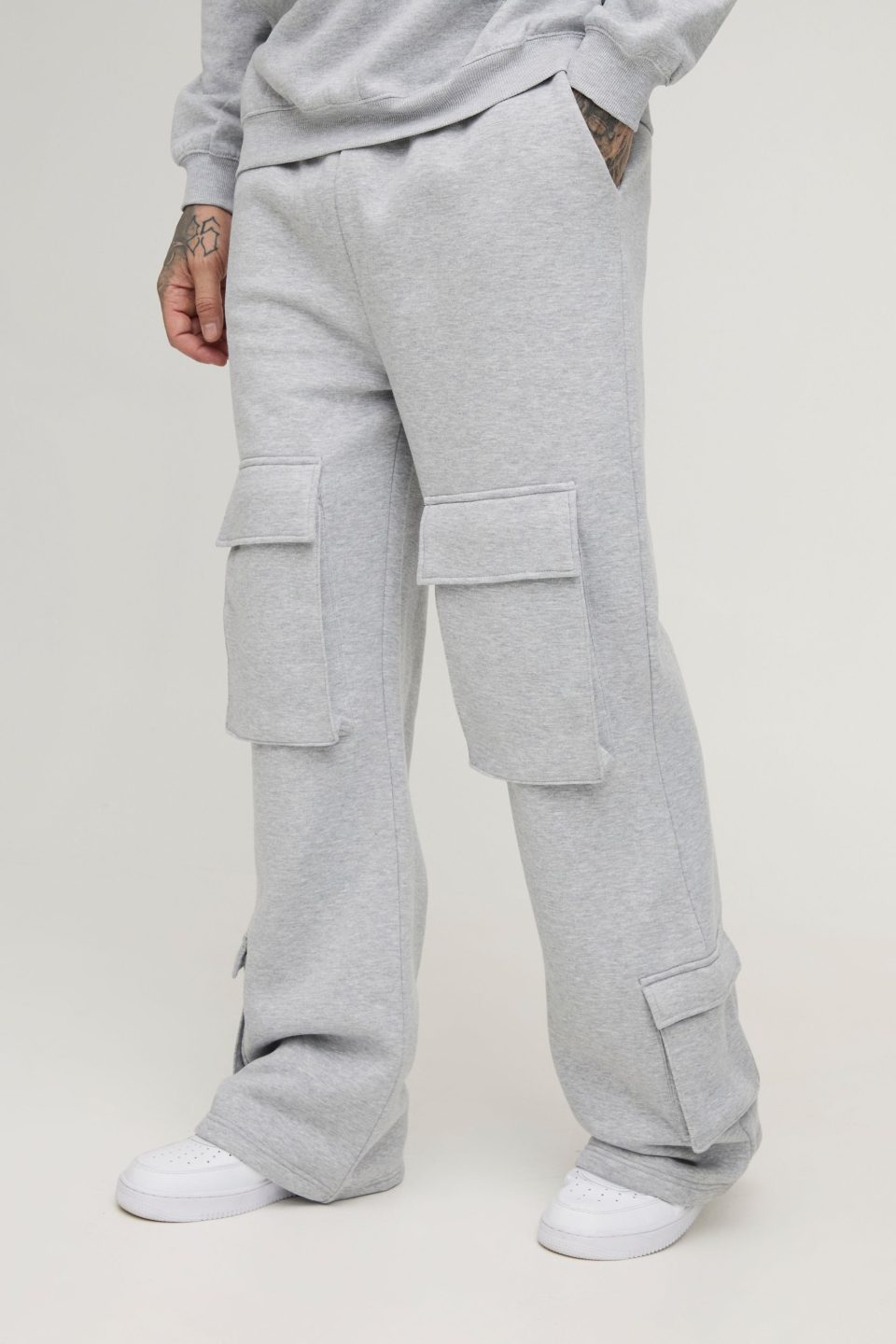 Tall Heavyweight Relaxed Flare Cargo Joggers