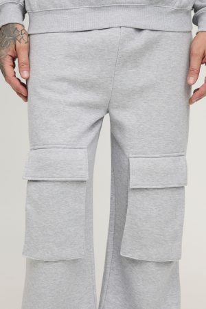 Tall Heavyweight Relaxed Flare Cargo Joggers