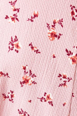 V Neck Short Sleeve Midi Dress