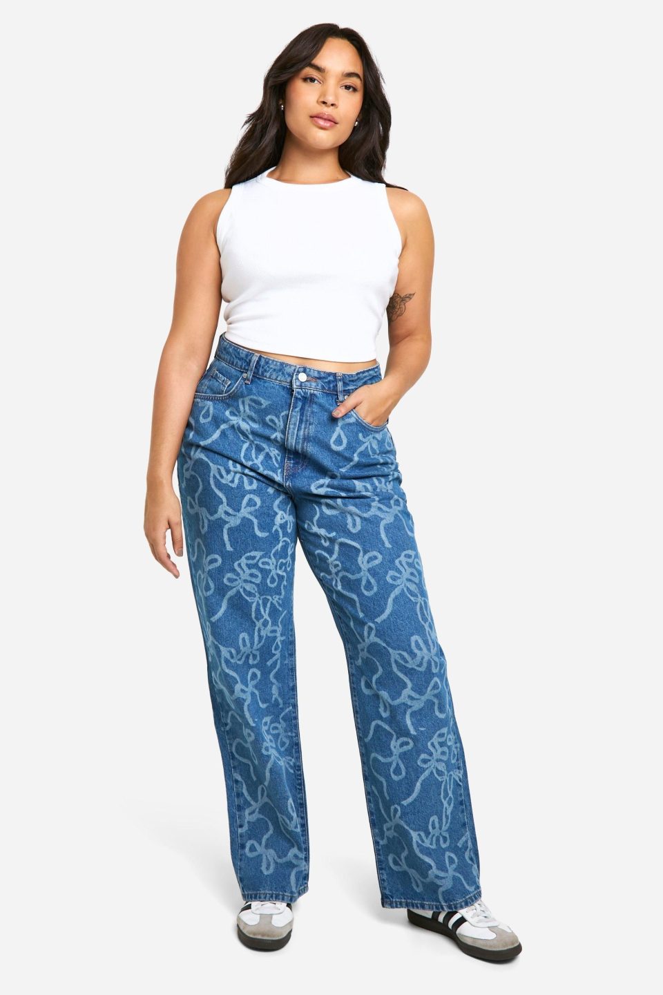 Plus Bow Laser Jean