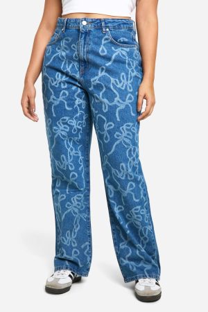 Plus Bow Laser Jean