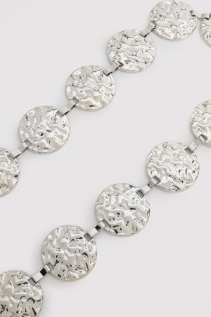 Hammered Metal Disc Belt