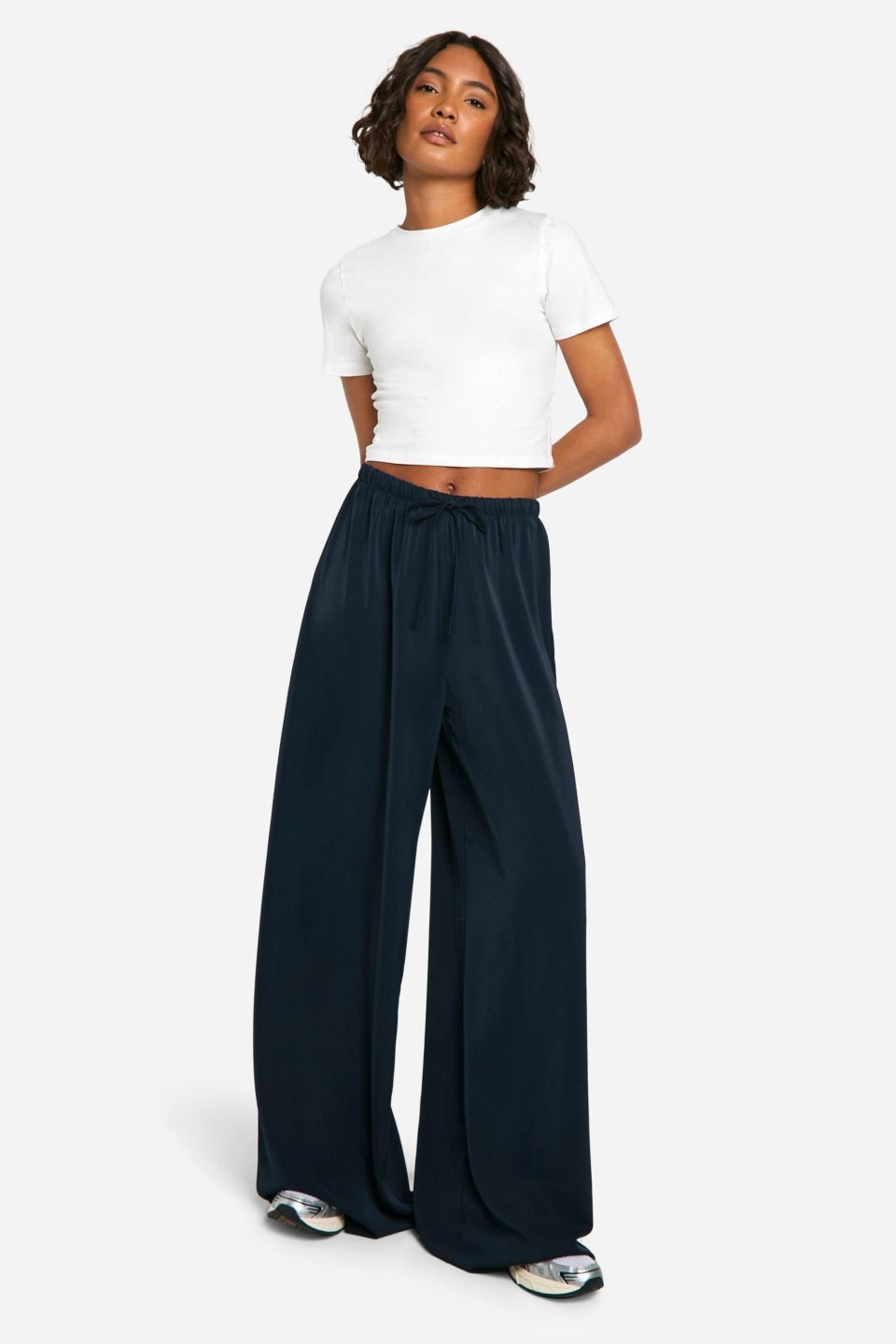 Tall Woven Wide Leg Trouser