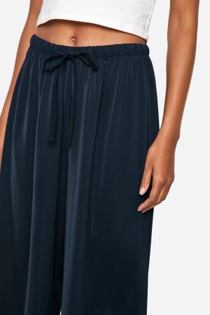 Tall Woven Wide Leg Trouser