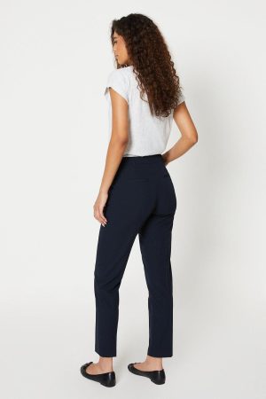 Tall Navy Ankle Grazer Trouser