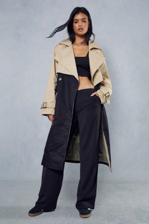 Oversized Belted Trench Coat
