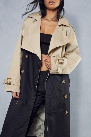 Oversized Belted Trench Coat