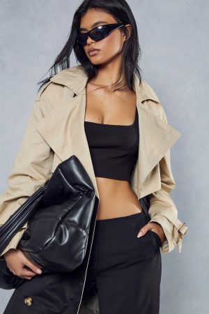 Oversized Belted Trench Coat