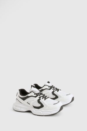 Contrast Chunky Sports Trainers