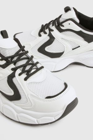 Contrast Chunky Sports Trainers