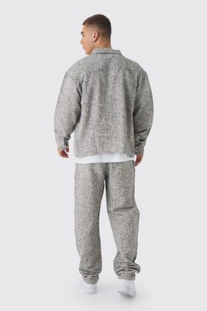 Boucle Textured Overshirt