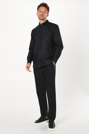 Long Sleeve Chest Pocket Oxford Shirt