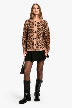 Leopard Print Cardigan